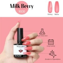 Milk Berry - Modelones Gel Nail Polish Inspire Gel 15ml 14 Milk Berry - Modelones Gel Nail Polish Inspire Gel 15ml -Mary Jully Nail Shop milk berry inspire gel 15ml 433499