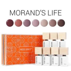 Morandi's Life - 7Pcs Wood Lid Gel Set 10ml 8 Morandi's Life - 7Pcs Wood Lid Gel Set 10ml -Mary Jully Nail Shop morandis life 7pcs wood lid gel set 10ml 161314