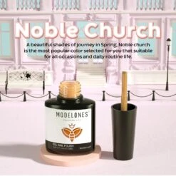 Noble Church - Modelones Gel Nail Polish Inspire Gel 15ml -Mary Jully Nail Shop noble church inspire gel 15ml 922982