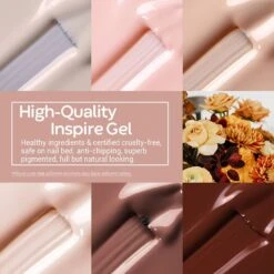 Pink & Brown Skin Tones- 6Pcs Inspire Gel Set 7ml【US/UK ONLY】 11 Pink & Brown Skin Tones- 6Pcs Inspire Gel Set 7ml【US/UK ONLY】 -Mary Jully Nail Shop pink brown skin tones 6pcs inspire gel set 7mlus only 491649