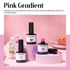 Pink Gradient - Modelones Gel Nail Polish Inspire Gel 15ml -Mary Jully Nail Shop pink gradient inspire gel 15ml 509397