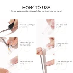 Poly Nail Gel Dual Head Brush 11 Poly Nail Gel Dual Head Brush -Mary Jully Nail Shop poly nail gel dual head brush 709177