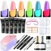 Glow In The Dark - 6 Colors Luminous Poly Nail Gel Kit