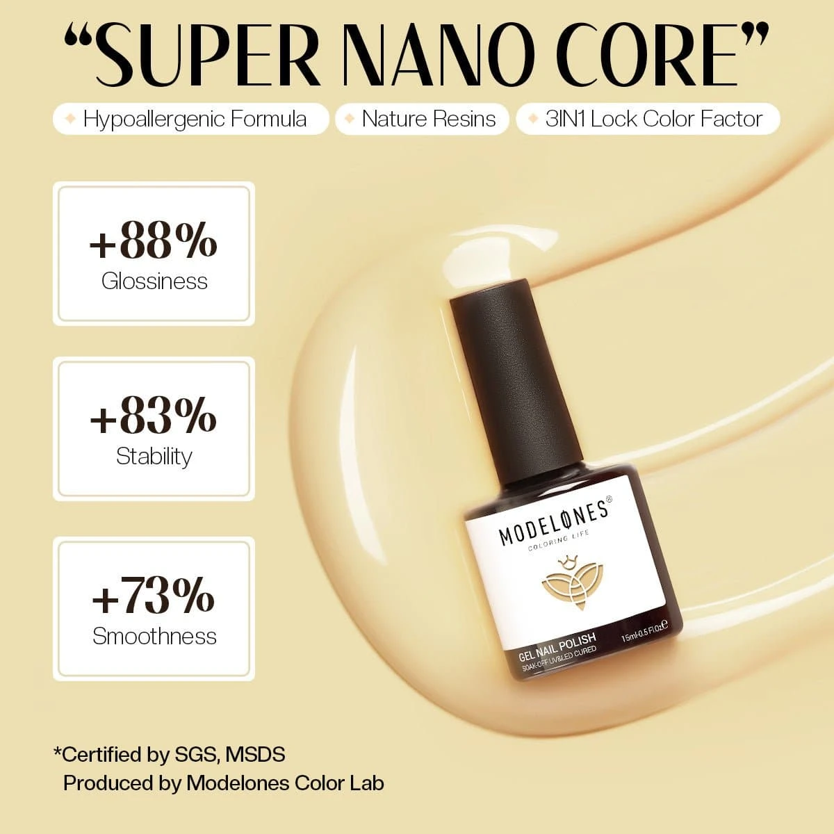 Pure Elegance - Modelones Gel Nail Polish Inspire Gel 15ml 6 Pure Elegance - Modelones Gel Nail Polish Inspire Gel 15ml - Image 4