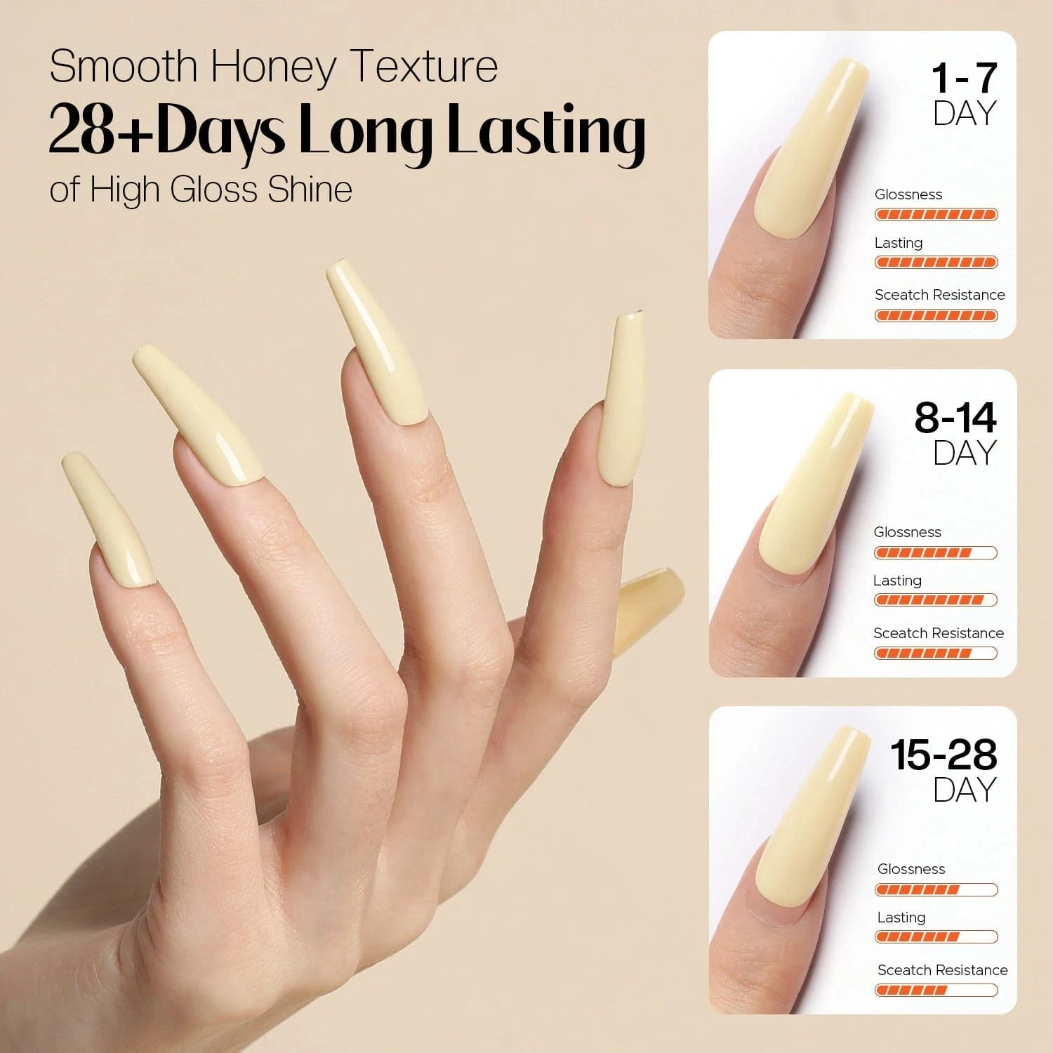 Pure Elegance - Modelones Gel Nail Polish Inspire Gel 15ml 5 Pure Elegance - Modelones Gel Nail Polish Inspire Gel 15ml - Image 3