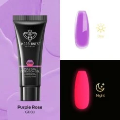 Purple Rose - Luminous Poly Nail Gel (15g)