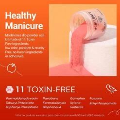 Red Maple Leaf - 6Pcs Dip Powder All-In-One Kit -Mary Jully Nail Shop red 07