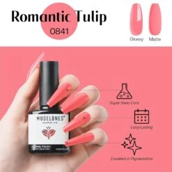 Romantic Tulip - Modelones Gel Nail Polish Inspire Gel 15ml 14 Romantic Tulip - Modelones Gel Nail Polish Inspire Gel 15ml -Mary Jully Nail Shop romantic tulip inspire gel 15ml 775810