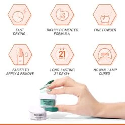 Sapphire Blue - 12Pcs Acrylic Powder Set【US ONLY】 -Mary Jully Nail Shop sapphire blue 12pcs acrylic powder setus only 513304