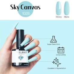 Sky Canvas - Modelones Gel Nail Polish Inspire Gel 15ml 14 Sky Canvas - Modelones Gel Nail Polish Inspire Gel 15ml -Mary Jully Nail Shop sky canvas inspire gel 15ml 734859