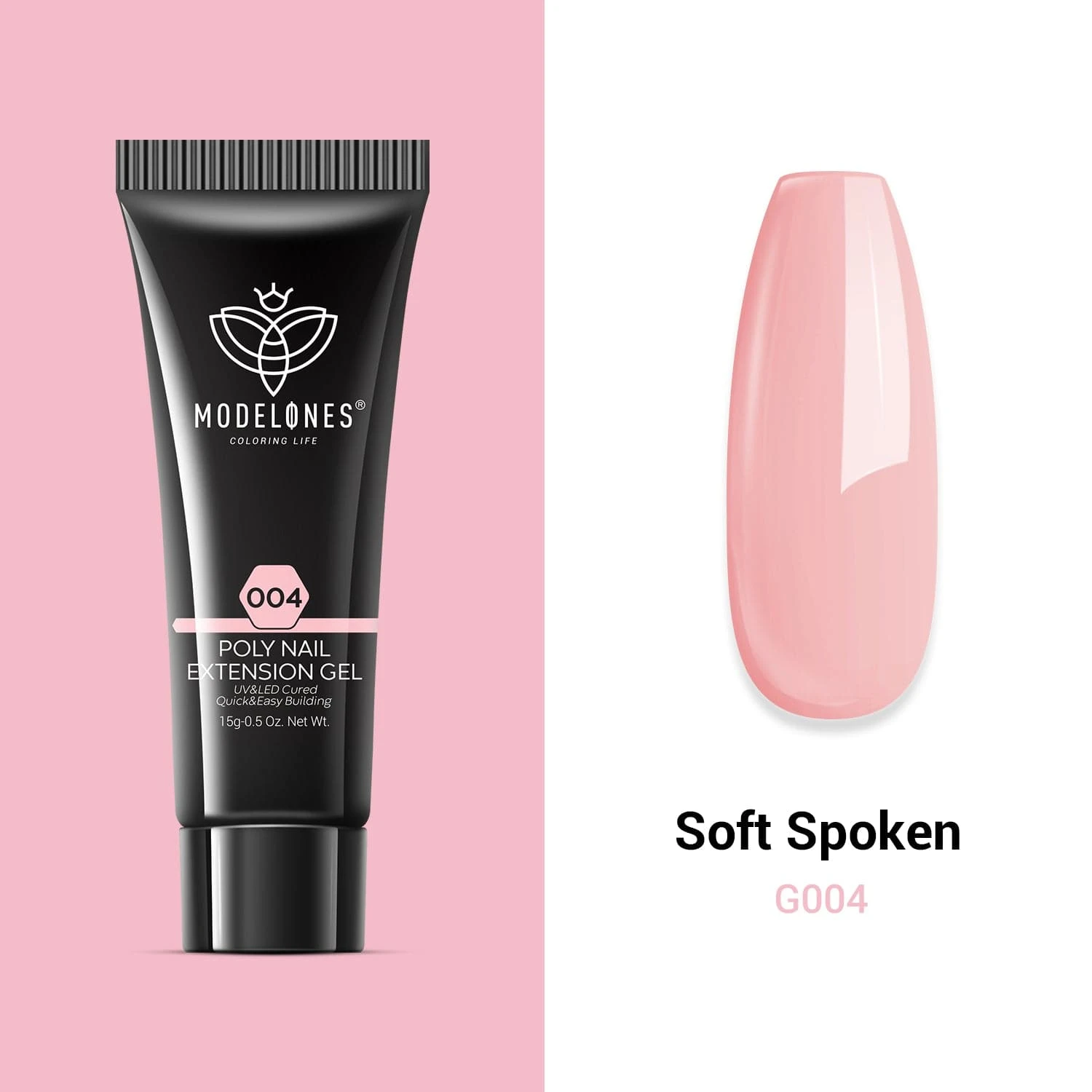 Soft Spoken - Poly Nail Gel (15g) 3 Soft Spoken - Poly Nail Gel (15g)