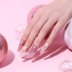 Splash Of Glitters - 6 Colors Poly Nail Gel Kit -Mary Jully Nail Shop splash of glitters poly nail gel kit 273589