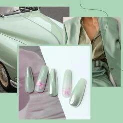 Spring Green - Light Color Changing UV Poly Nail Gel (15g) -Mary Jully Nail Shop spring green light color changing uv poly nail gel 15g 145264