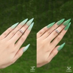 Spring Green - Light Color Changing UV Poly Nail Gel (15g) -Mary Jully Nail Shop spring green light color changing uv poly nail gel 15g 751820