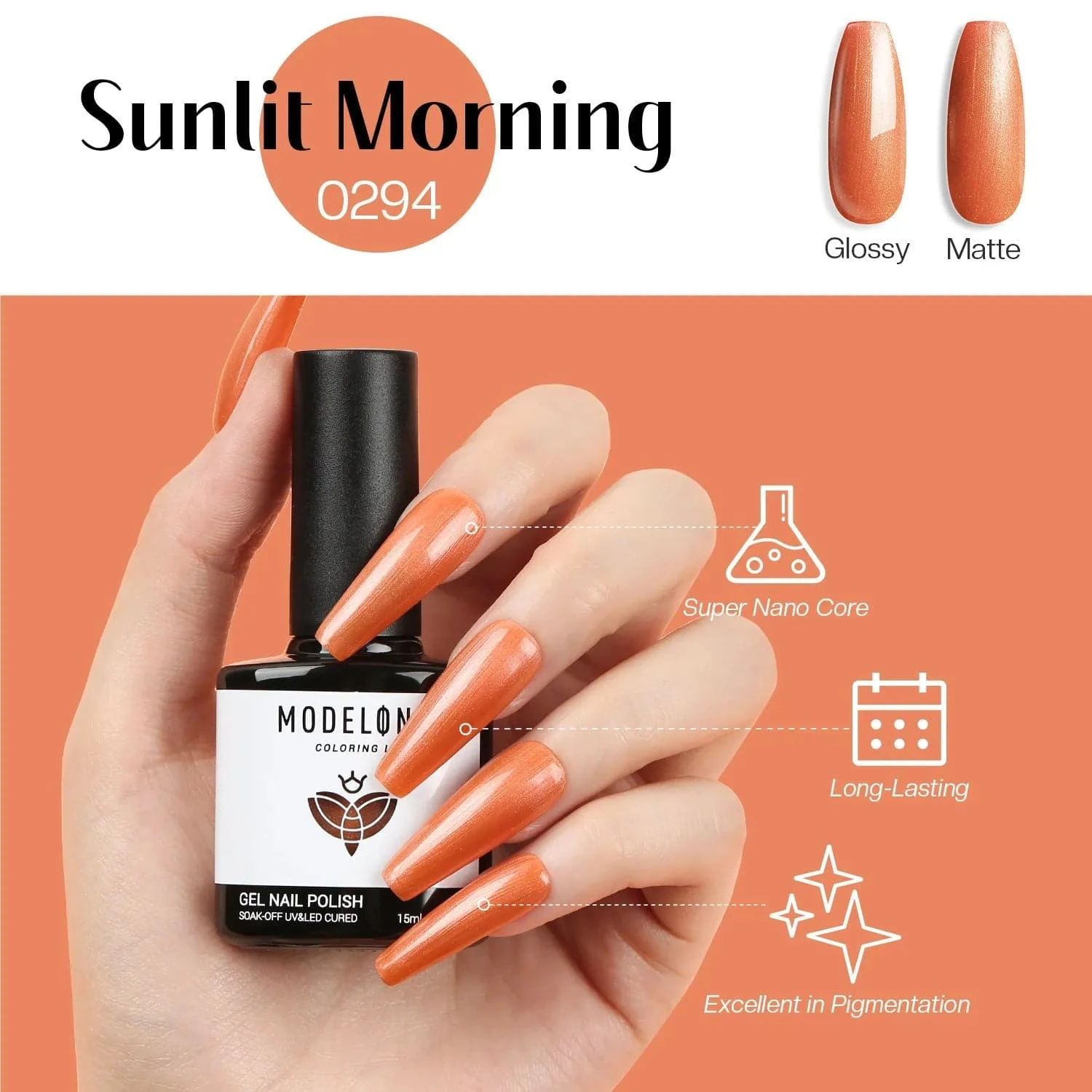 Sunlit Morning- Modelones Gel Nail Polish Inspire Gel 15ml 7 Sunlit Morning- Modelones Gel Nail Polish Inspire Gel 15ml - Image 5