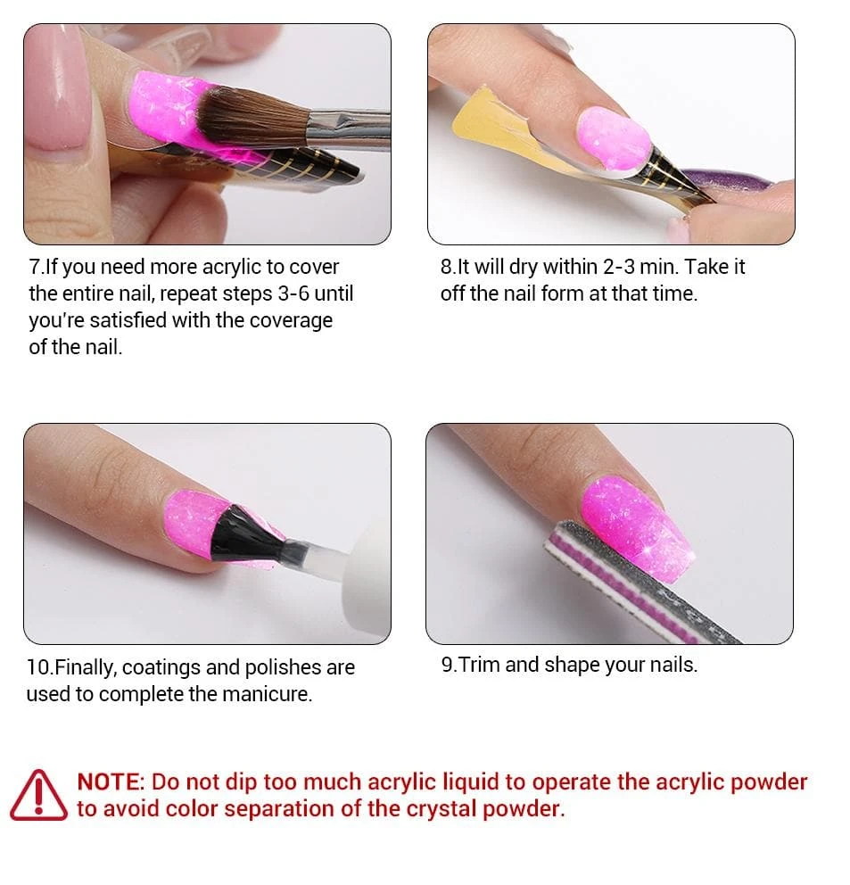 Super Platinum Acrylic Powder(1 Oz)-Obsidian#57 6 Super Platinum Acrylic Powder(1 Oz)-Obsidian#57 - Image 4