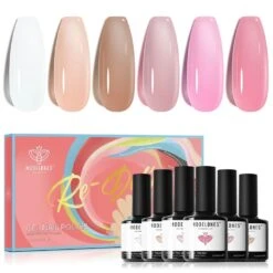 Swan Lake - 6 Shades Gel Nail Polish Set【US ONLY】