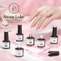 Swan Lake - 6 Shades Gel Nail Polish Set【US ONLY】 11 Swan Lake - 6 Shades Gel Nail Polish Set【US ONLY】 -Mary Jully Nail Shop swan lake 6 shades gel nail polish set 670348