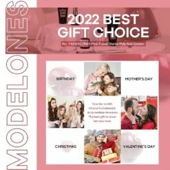 Sweet Red - 6 Colors Poly Nail Gel Kit 【US ONLY】 -Mary Jully Nail Shop sweet red 22pcs poly nail gel kit us only 583081