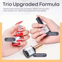 Nail Primer With Top & Base Coat Set 10ml -Mary Jully Nail Shop topbase coat set with nail primer 712536
