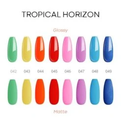 Tropical Horizon - 8Pcs Dipping Powder Set -Mary Jully Nail Shop tropical horizon dipping powder set 813214